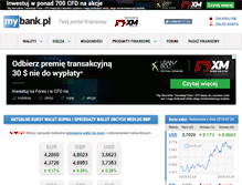 Tablet Screenshot of kursy-walut-kupno-sprzedaz.mybank.pl